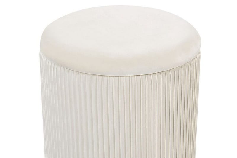 Trumelet Fotpall med Förvaring 2-pack - Vit - Products - Möbler - Fåtölj & stolar - Pall & puff - Fotpallar