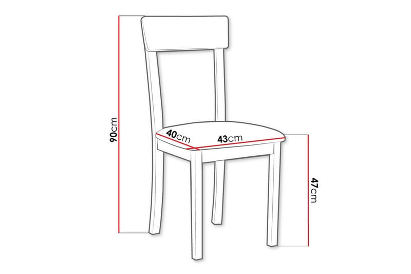 Patrickswell Matstol - Svart - Products - Möbler - Fåtölj & stolar - Matstol & köksstol