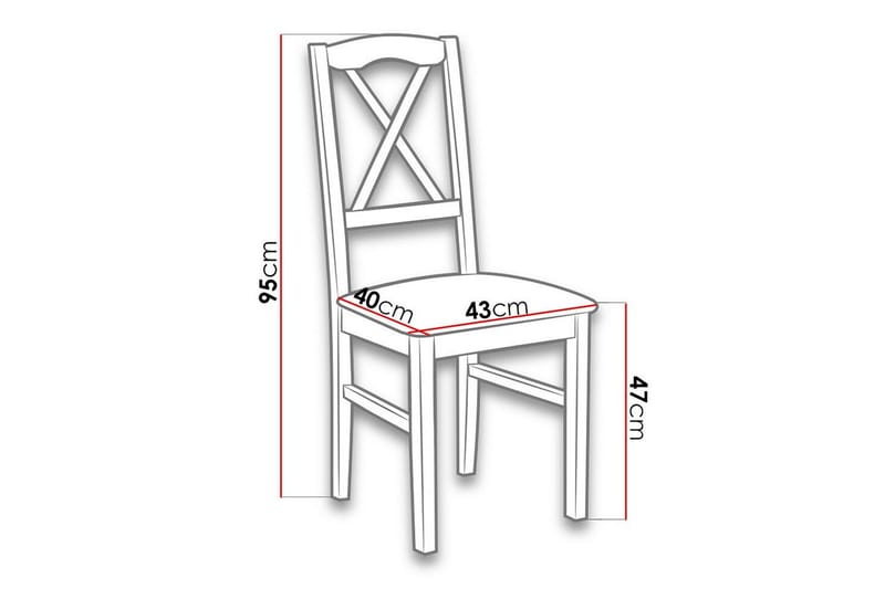 Patrickswell Matstol - Svart - Products - Möbler - Fåtölj & stolar - Matstol & köksstol