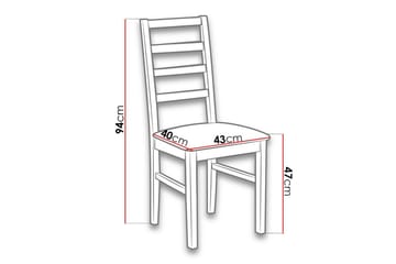 Patrickswell Matstol - Svart - Products - Möbler - Fåtölj & stolar - Matstol & köksstol