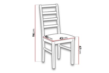 Patrickswell Matstol - Vit - Products - Möbler - Fåtölj & stolar - Matstol & köksstol