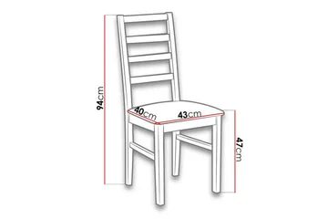 Patrickswell Matstol - Vit - Products - Möbler - Fåtölj & stolar - Matstol & köksstol