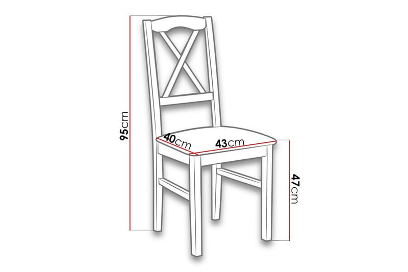 Patrickswell Matstol - Vit - Products - Möbler - Fåtölj & stolar - Matstol & köksstol