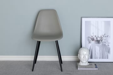 Polar Matstol - Grå/Svart - Products - Möbler - Fåtölj & stolar - Matstol & köksstol