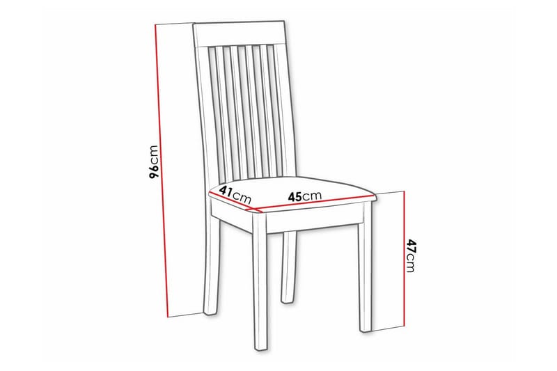 Rowden Matstol - Svart - Products - Möbler - Fåtölj & stolar - Matstol & köksstol