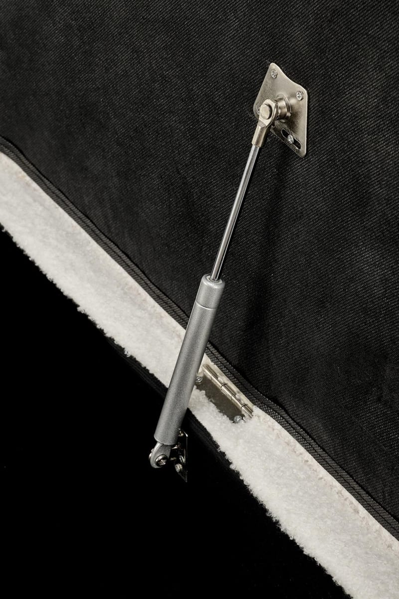 Sittbänk med förvaring offwhite 120 cm bred - Offwhite/svart - Products - Möbler - Fåtölj & stolar - Sittbänk