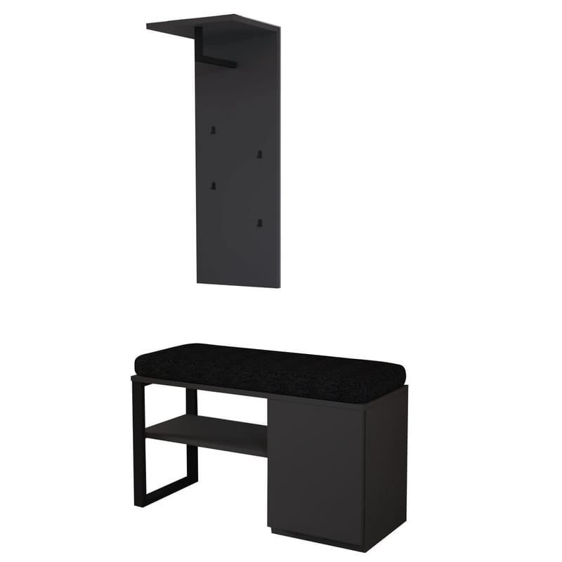 Uniqo Hallställsset 35x90x35 cm, Antracit