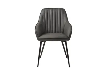 Sonal Matstol - Mörkgrå - Products - Möbler - Fåtölj & stolar - Karmstol