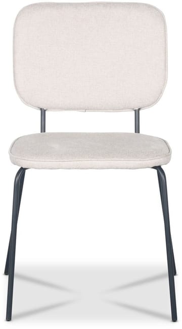 Stol beige tyg med svarta ben - Beige - Products - Möbler - Fåtölj & stolar - Matstol & köksstol