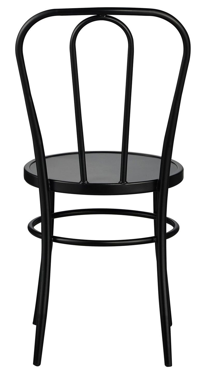 Stol i svart metall - No18 - Svart - Products - Möbler - Fåtölj & stolar - Matstol & köksstol