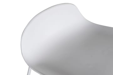 Wave Barstol - Vit/Vit - Products - Möbler - Fåtölj & stolar - Barstol & barpall