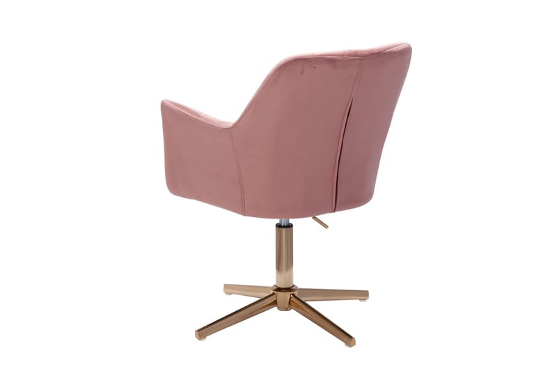 Willowdale Kontorsstol med Armstöd - Rosa/Guld - Products - Möbler - Fåtölj & stolar - Kontorsstol & skrivbordsstol