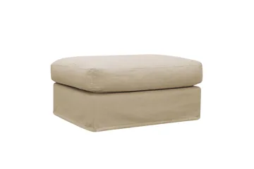 Valencia Extra Djup 5-sits soffa + fotpall med avtagbar och tvättbar klädsel - Beige - Products - Möbler - Soffa