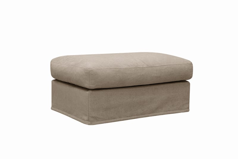 Valencia Extra Djup 5-sits soffa + fotpall med avtagbar och tvättbar klädsel - Brun - Products - Möbler - Soffa
