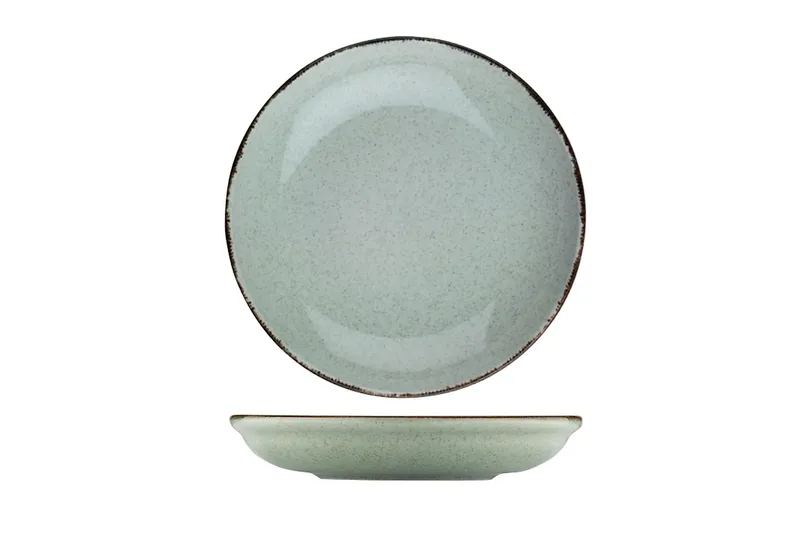 Adine Tallriksset 24 Delar - Porslin/Grön - Products - Servering & matlagning - Tallrikar & skålar - Tallrikar set