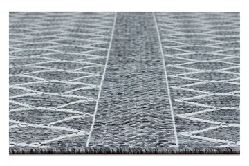 Madrid Bell Flatvävd Matta 80x240 - Grå/Vit - Products - Textil & mattor - Matta - Flatvävd matta