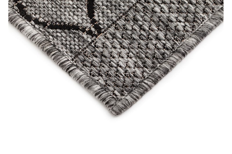 Madrid Bell Flatvävd Matta 80x340 - Grå/Svart - Products - Textil & mattor - Matta - Flatvävd matta