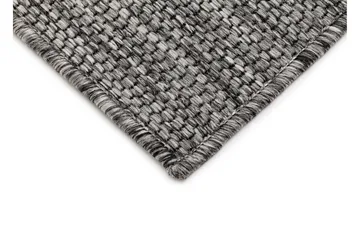 Madrid Square Flatvävd Matta 80x340 - Grå/Svart - Products - Textil & mattor - Matta - Flatvävd matta