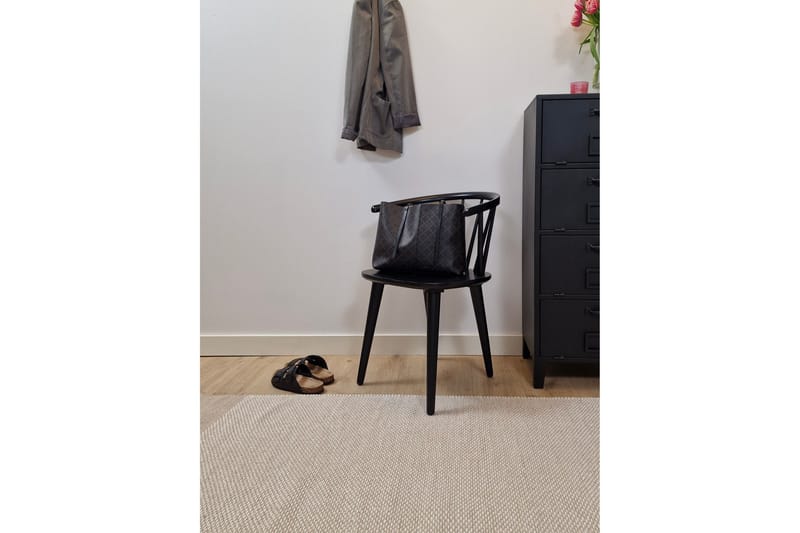 Alva Bomullsmatta 240x240 cm Kvadratisk - Sand - Products - Textil & mattor - Matta - Modern matta - Bomullsmatta