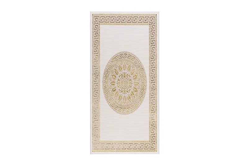 Ankara Wiltonmatta 80x300 cm, Beige/Guld