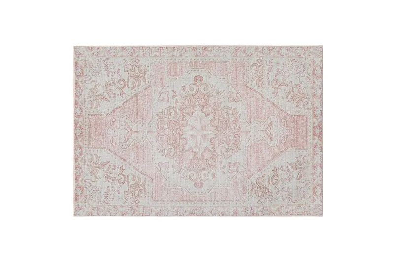 Nilam Bomullsmatta 160x230 cm Rektangulär, Creme