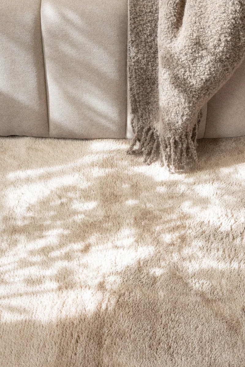 Cozy Ryamatta 133x190 cm Rektangulär - Linne - Products - Textil & mattor - Matta - Modern matta - Ryamatta