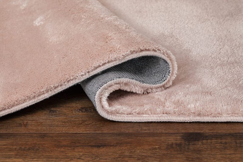 Cozy Ryamatta 160 cm Rund - Rosa - Products - Textil & mattor - Matta - Modern matta - Ryamatta