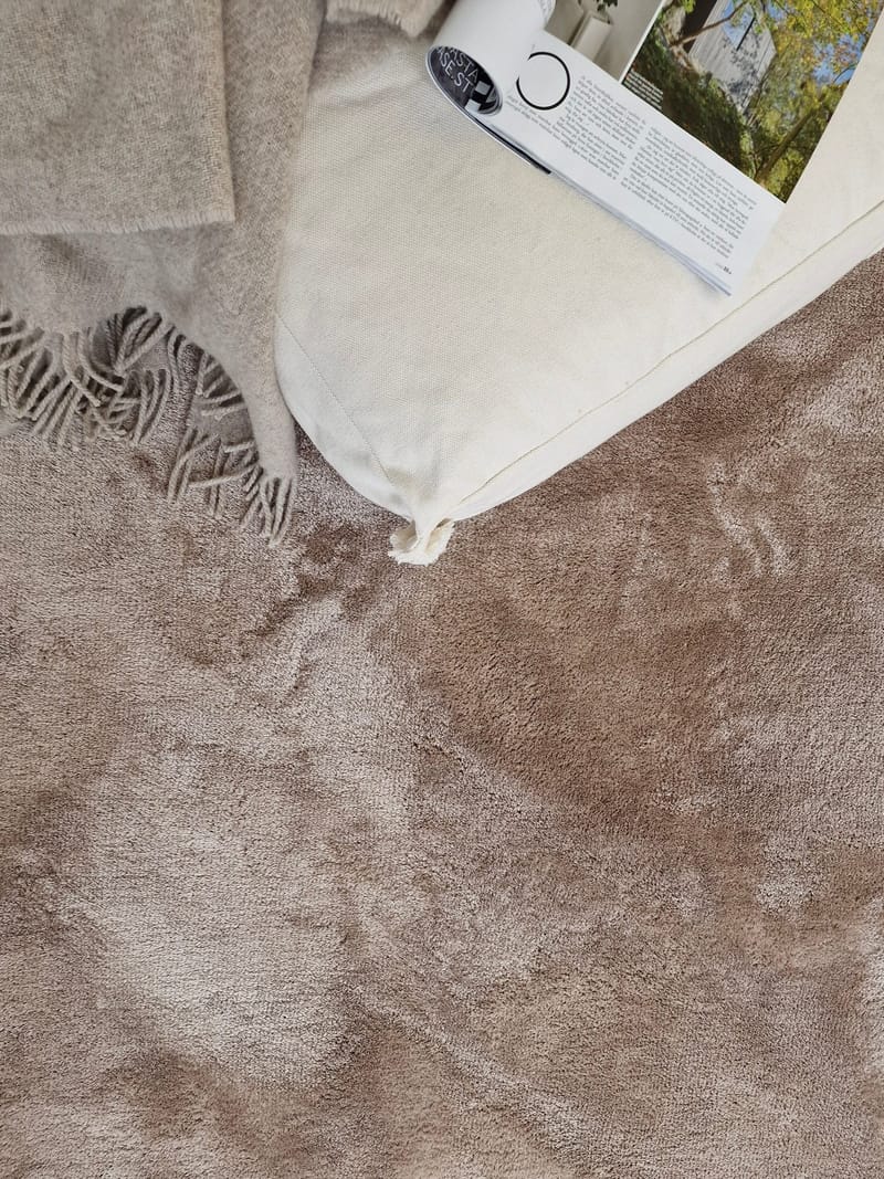 Cozy Ryamatta 160x230 cm Rektangulär - Linne - Products - Textil & mattor - Matta - Modern matta - Ryamatta