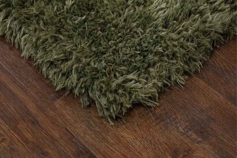 Floki Ryamatta 160x230 cm Rektangulär - Smaragdgrön - Products - Textil & mattor - Matta - Modern matta - Ryamatta
