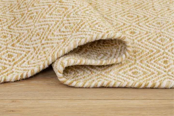 Gåsöga Ullmatta 160x230 cm Rektangulär - Gul - Products - Textil & mattor - Matta - Modern matta - Ullmatta