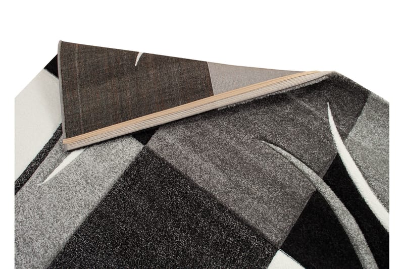 London Patch Friezematta 133x190 Rutig - Svart - Products - Textil & mattor - Matta - Modern matta - Wiltonmatta