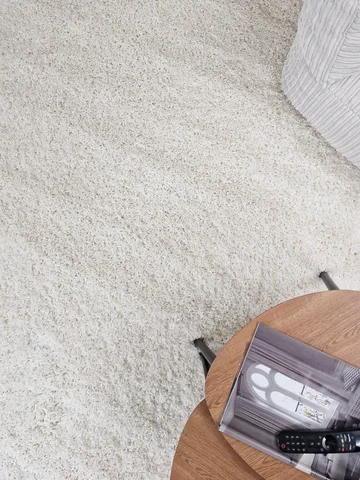 Lounge Ryamatta 133x190 cm Rektangulär - Vit - Products - Textil & mattor - Matta - Modern matta - Ryamatta