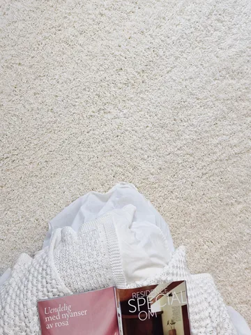 Lounge Ryamatta 200x290 cm Rektangulär - Vit - Products - Textil & mattor - Matta - Modern matta - Ryamatta