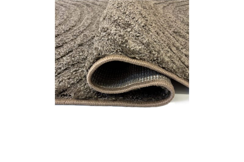 Maskinvävd Matta Genova Zen Rund - 200x200 cm, Mocca - Products - Textil & mattor - Matta - Modern matta - Wiltonmatta