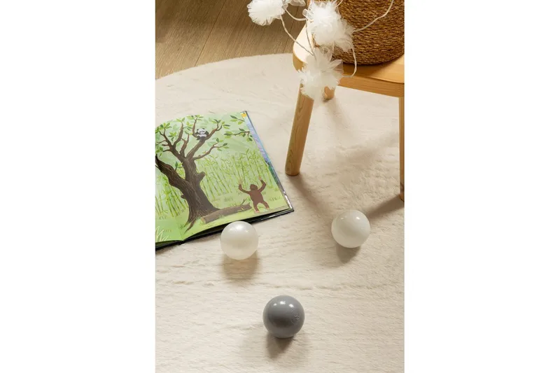 Relax Ryamatta Rund 120 cm - Beige - Products - Textil & mattor - Matta - Modern matta - Ryamatta