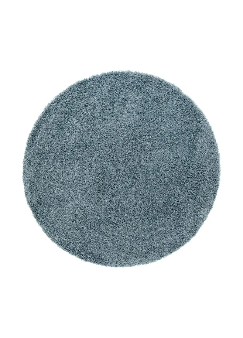 Lounge Ryamatta 240 cm Rund, Petrolblå