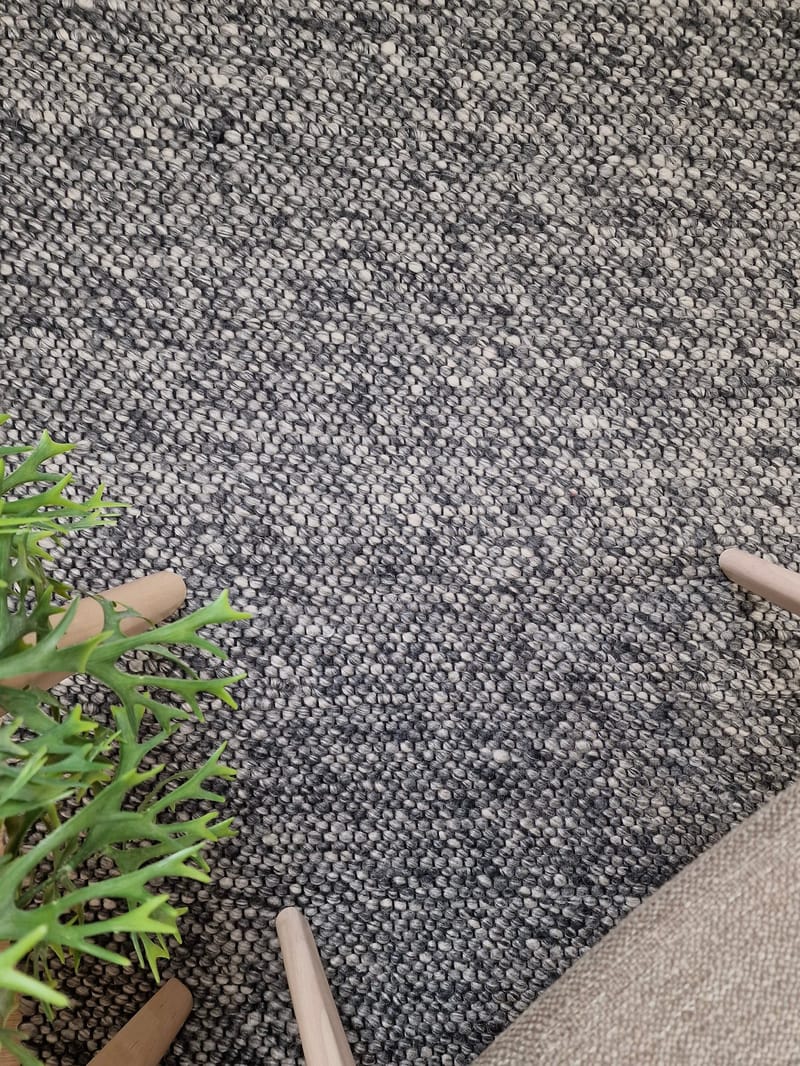 Skagen Ullmatta 200x300 cm Rektangulär - Grafitmelange - Products - Textil & mattor - Matta - Modern matta - Ullmatta