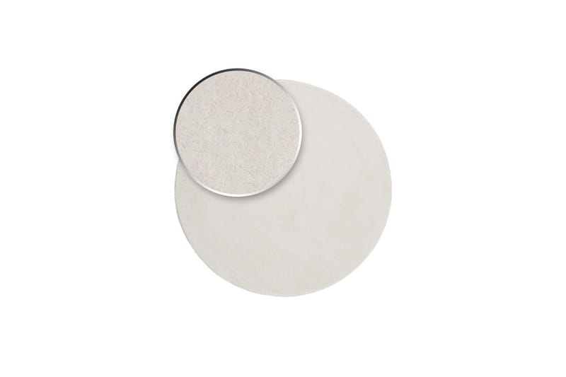 Soft Wiltonmatta Rund 120 cm - Vit - Products - Textil & mattor - Matta - Modern matta - Wiltonmatta