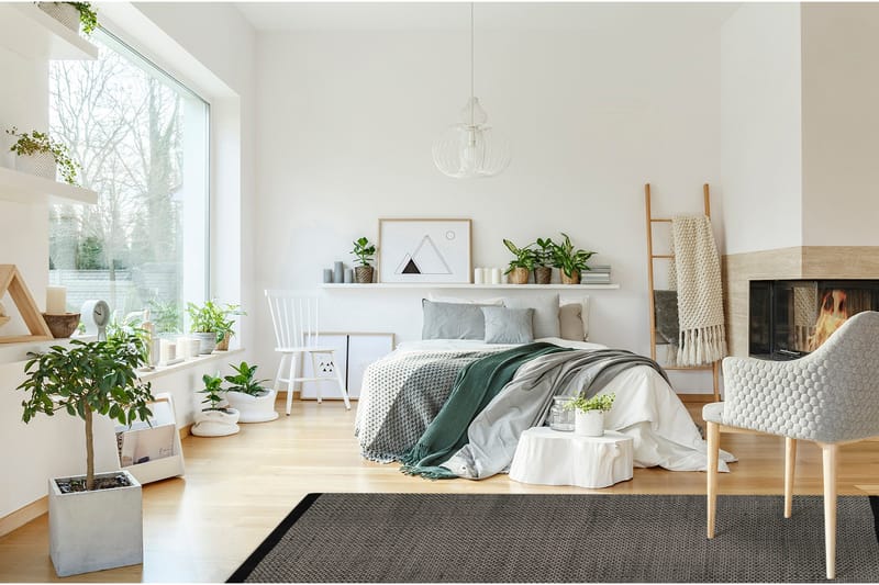 Torsby Ullmatta 200x290 cm Rektangulär - Svart - Products - Textil & mattor - Matta - Modern matta - Ullmatta