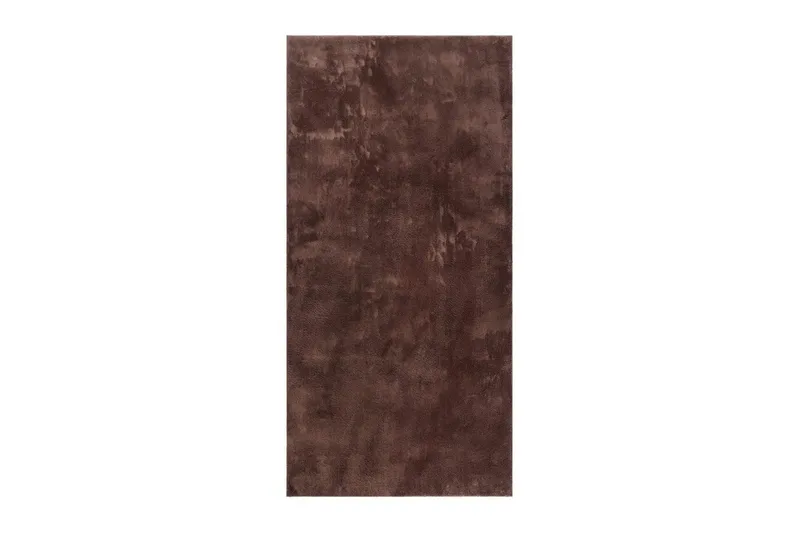 Tvättbar Matta Soft, 80x230 cm, Choklad