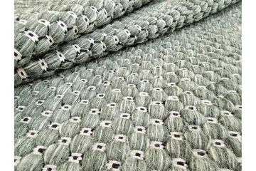 Torekov Ullmatta 75x230 cm - Grön - Products - Textil & mattor - Matta - Modern matta - Ullmatta