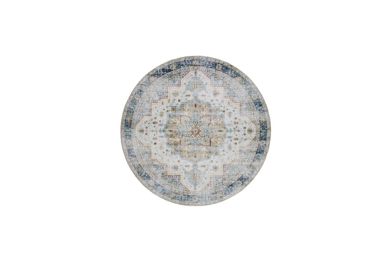 Tarfaya Friezematta Rund 200 cm, Creme