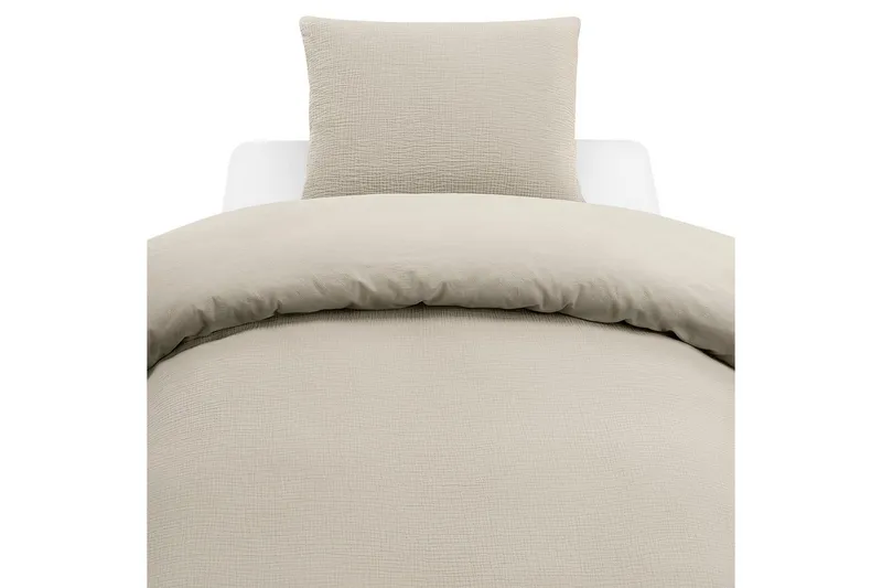 Påslakanset Enkelsäng 2-Dels Rolling, Sand