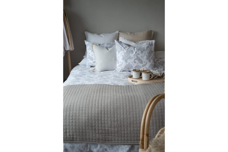 Påslakanset Enkelsäng 2-Dels Tilly - Grå - Products - Textil & mattor - Sängkläder - Bäddset & påslakanset - Påslakanset dubbelsäng