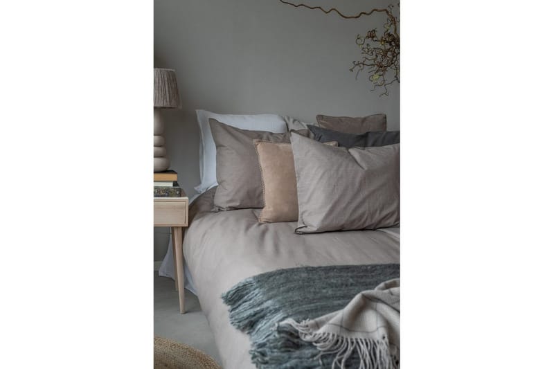 Påslakanset Enkelsäng 2-Dels Washed - Brun - Products - Textil & mattor - Sängkläder - Bäddset & påslakanset - Påslakanset dubbelsäng