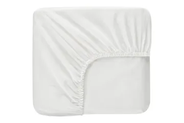 Dra-på-lakan Borganäs of Sweden - 90 x 210 cm, Vit - Products - Textil & mattor - Sängkläder - Lakan - Dra på lakan