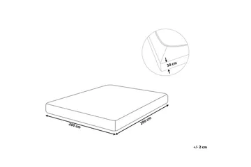 Dra-på-lakan Janbu Ljusgrå, 200x200 cm - Ljusgrå, 200x200 cm - Products - Textil & mattor - Sängkläder - Lakan - Dra på lakan