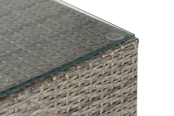 Bahamas Avslut 38x90 cm - Grå - Products - Utemöbler & utemiljö - Övrigt utemöbler - Moduler utesoffa