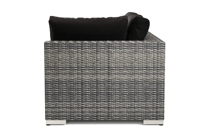 Bahamas Högermodul utomhus 140 cm i konstrotting - Grå - Products - Utemöbler & utemiljö - Övrigt utemöbler - Moduler utesoffa - Vänstermodul utesoffa