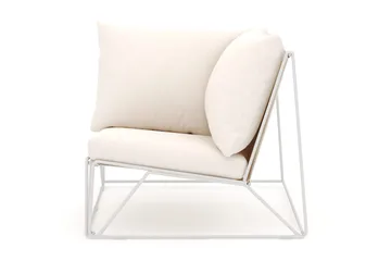 Usteryd hörnmodul utomhus i järn med vattenavisande dyna i beige - Beige - Products - Utemöbler & utemiljö - Övrigt utemöbler - Moduler utesoffa